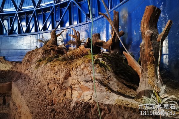 2022自贡恐龙博物馆塑石工程